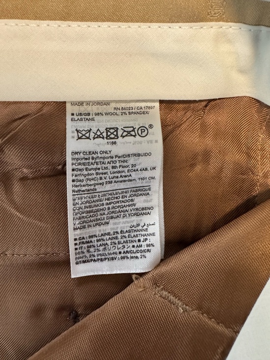 Banana Republic Lightweight Wool Pant Size 0 - Picture 5 of 6